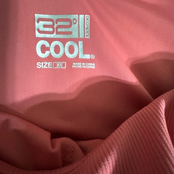 NWT 32 Degrees Cool Ribbed Bra Tank, Slate Rose, XS - Picture 3 of 4